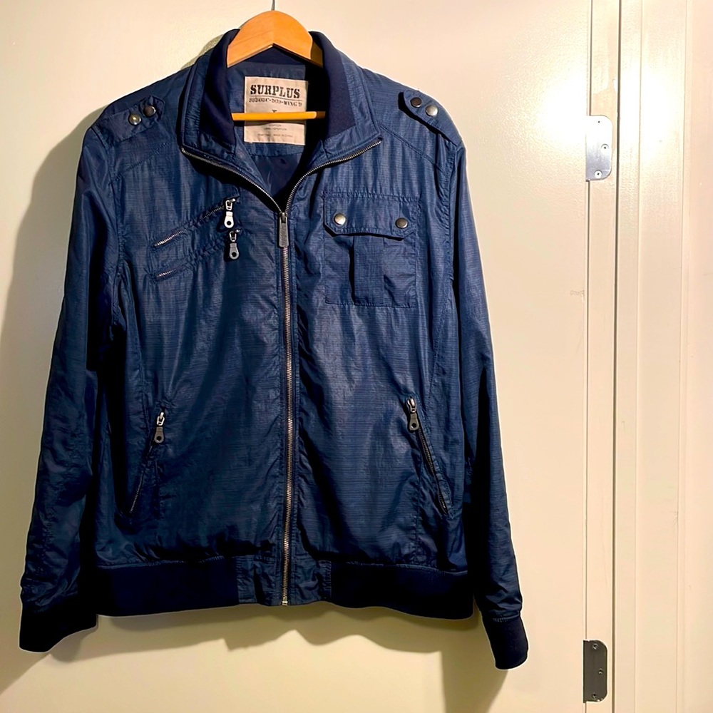 Surplus Jacket size Large lightweight Blue